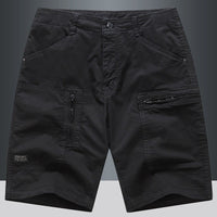 Gerade Herren-Cargo-Shorts mit Reißverschluss - Elias