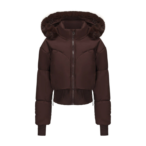 Kurze Damenjacke mit Kapuze - Avenil