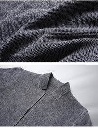 Herrenstrickjacke mit Mao-Kragen - Karl