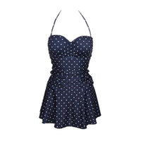Badeanzug Kleid mit Punkten
