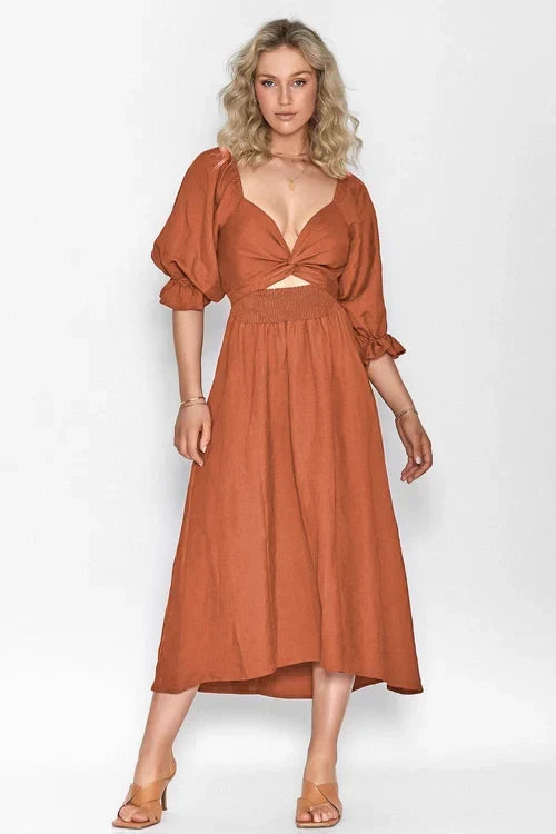 Zoey - Stylisches Laternenkleid