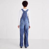 Damen-Jumpsuit aus Denim mit weitem geradem Schnitt - Shirley