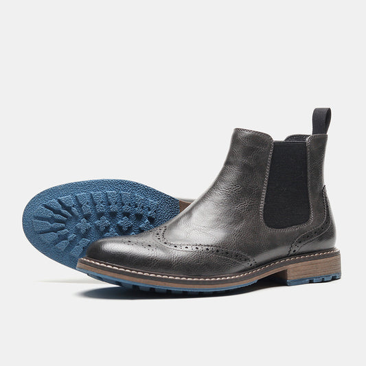 Brogue-Stiefeletten aus Leder für Herren - Alrik