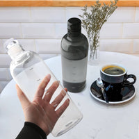 Elia transparente Trinkflasche mit Zeitmarkierung