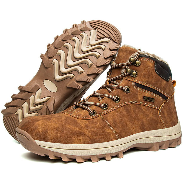 Wasserdichte Herren-Wanderschuhe mit rutschfester Sohle - Theo