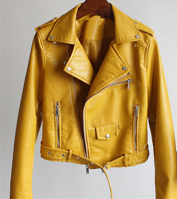 Zeitlose Lederjacke mit vielseitigem Design