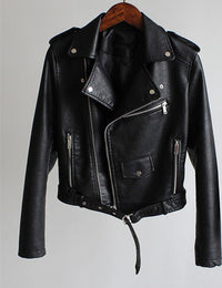 Zeitlose Lederjacke mit vielseitigem Design