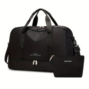 Schwarz mit Kosmetiktasche