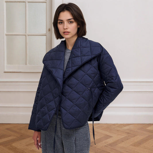 Kurze Jacke mit Steppeffekt für Frauen - Elnara