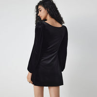 Kleid aus Samt für Frauen - Yalena