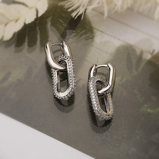 Kristall Tropfenohrringe Mahira Elegante Glitzernde Ohrringe Mit Funkelndem Kristall Für Den Anspruchsvollen Look