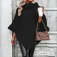 Liv - Warmes und raffiniertes Strickcape