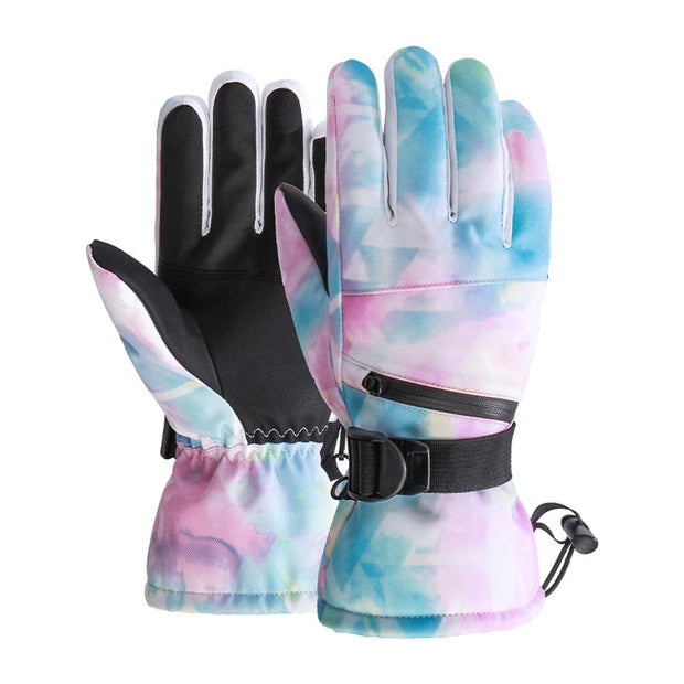 Warme und wasserdichte Unisex-Skihandschuhe