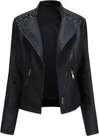 Lederjacke aus gewaschenem Lammleder