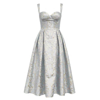 Hilary - Frauen Kleid Blume ärmellos