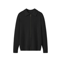 Herrenstrickjacke mit Kragen - Franco