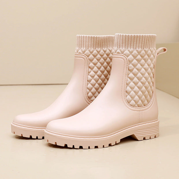 Wasserdichte, rutschfeste Damen-Regenstiefel - Lirena