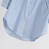 Gina - Oversize-Bluse Women Striped Style