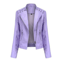 Lederjacke aus gewaschenem Lammleder