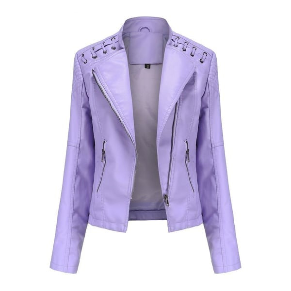 Lederjacke aus gewaschenem Lammleder