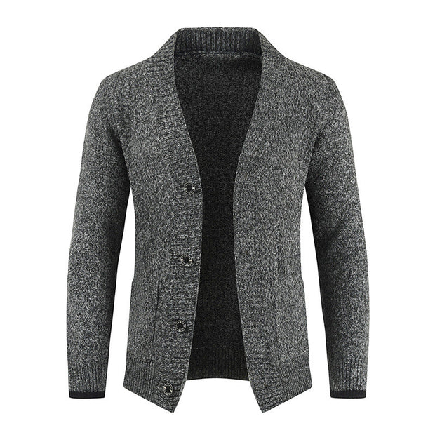 Herrenstrickjacke mit Schalkragen - Emil