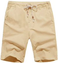 Andrei - Strandshorts aus Leinen mit Kordelzug