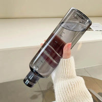 Elia transparente Trinkflasche mit Zeitmarkierung