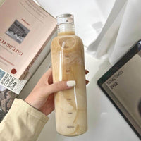 Elia transparente Trinkflasche mit Zeitmarkierung