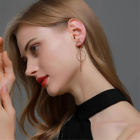 Ohrstecker Mit Geometrischem Anhänger Paola Minimalistischer Moderner Schmuck Für Elegante Alltagslook