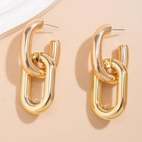 Tropfenförmige Ohrringe Bold Link Lucinda Modernes Statement Schmuck Für Selbstbewusste Frauen