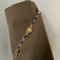 Damenschmuck Armbanduhr mit ovalem Detail - Alviera
