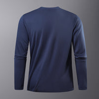 Langärmeliges Dry Fit Sport-T-Shirt für Männer - Hjalmer