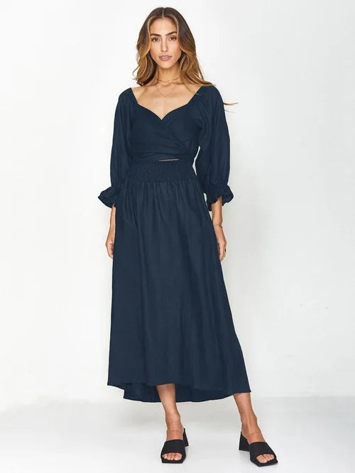 Zoey - Stylisches Laternenkleid