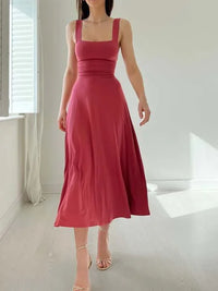Audrey Reversible Midikleid aus Bio-Bambus mit Taschen