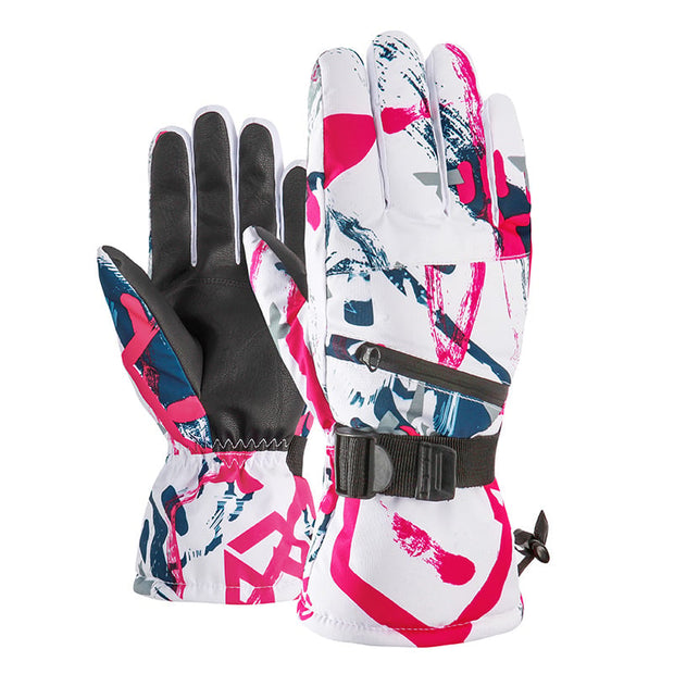 Warme und wasserdichte Unisex-Skihandschuhe