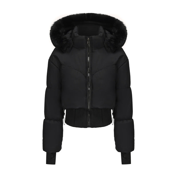 Kurze Damenjacke mit Kapuze - Avenil