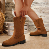 Damenstiefel mit Wildledereffekt - Naleen