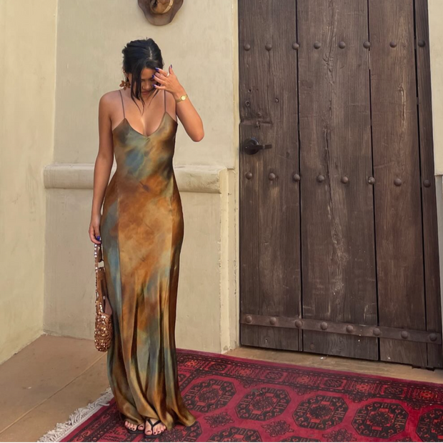 Lizy - Frisches und elegantes langes Kleid