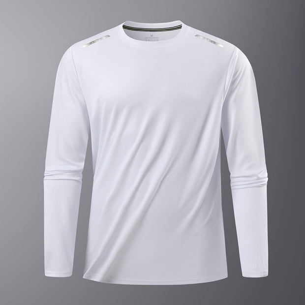Langärmeliges Dry Fit Sport-T-Shirt für Männer - Hjalmer