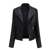 Lederjacke aus gewaschenem Lammleder