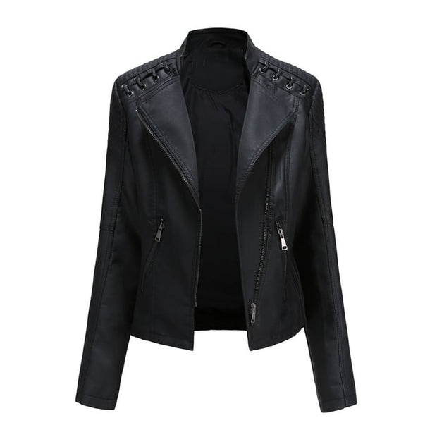Lederjacke aus gewaschenem Lammleder