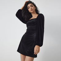 Kleid aus Samt für Frauen - Yalena
