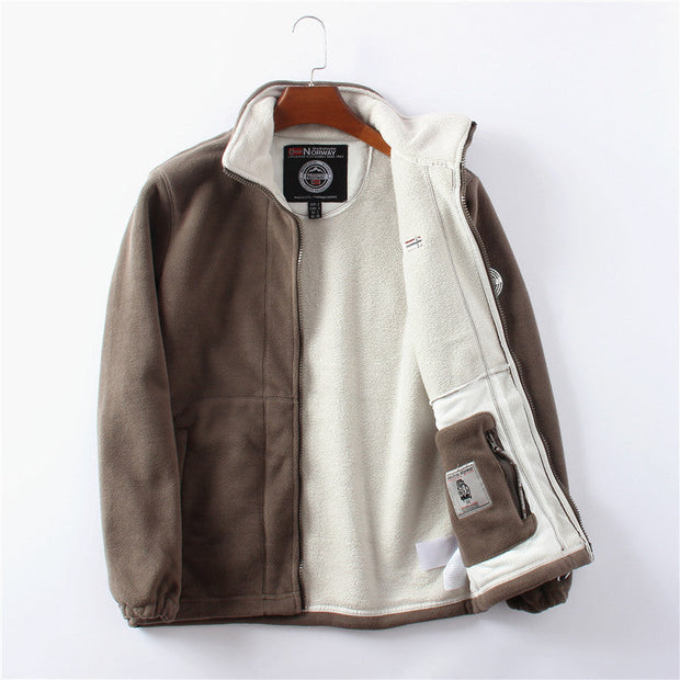 Warme Herrenjacke mit Fleece-Effekt - Eirik