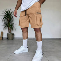 Herren Cargo-Shorts Utility-Taschen Terrakotta Farbe - Dakar