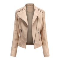 Lederjacke aus gewaschenem Lammleder
