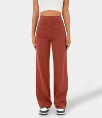 Damenhose mit Knöpfen vorne - Elvren