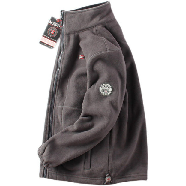 Warme Herrenjacke mit Fleece-Effekt - Eirik