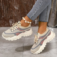Adele - Turnschuhe aus Mesh mit Spitzendetails