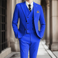 Paolo - Eleganter Hochzeitsanzug 3-Teiliges Set