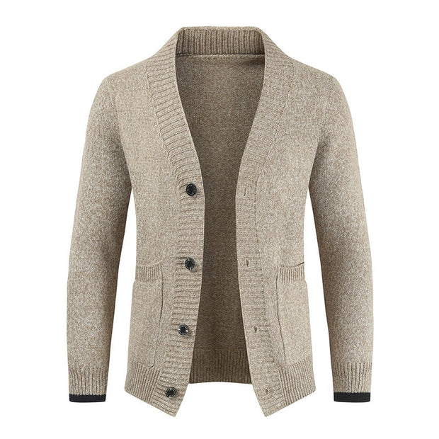 Herrenstrickjacke mit Schalkragen - Emil